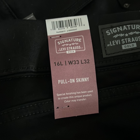 🆕 Levi’s Black Pull on Skinny Jeans - Picture 5 of 8